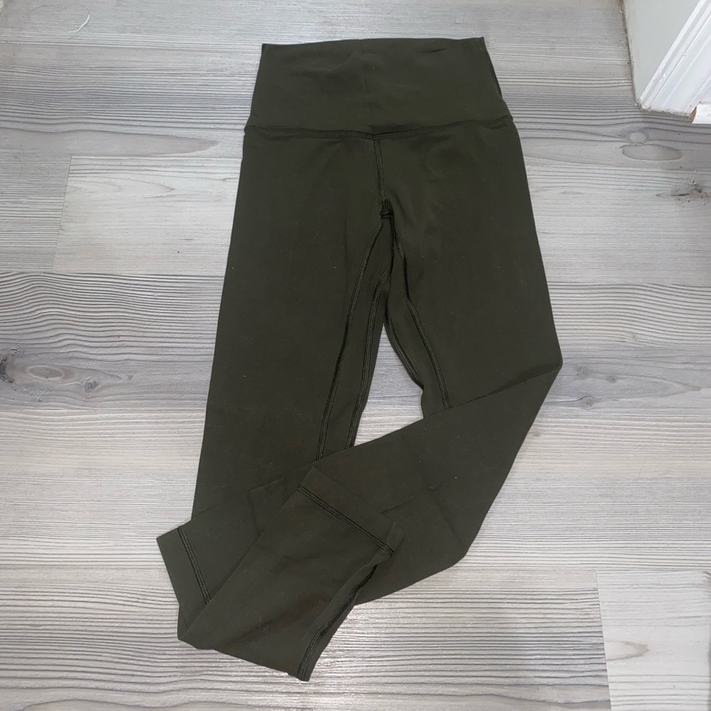 Lululemon olive green align leggings